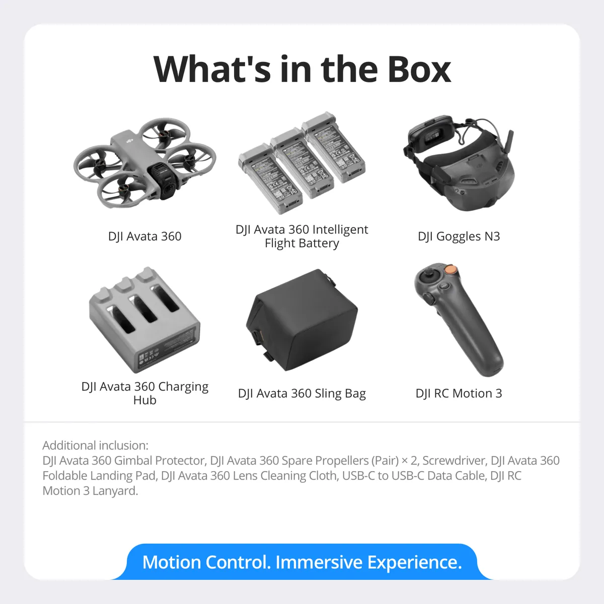 DJI Avata 360 Motion Fly More Combo – Goggles N3 - Image 10