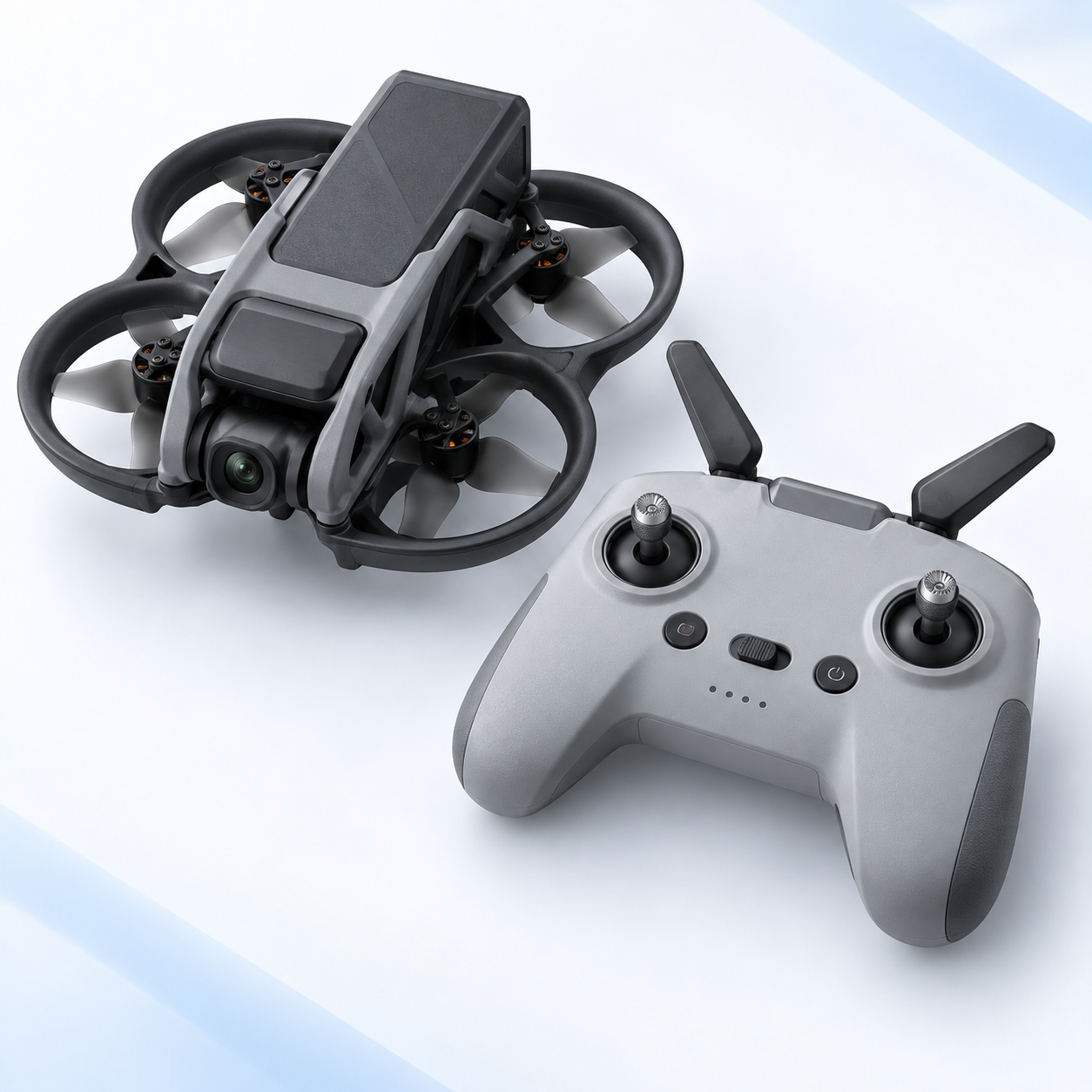 DJI Avata drone with compatible controller