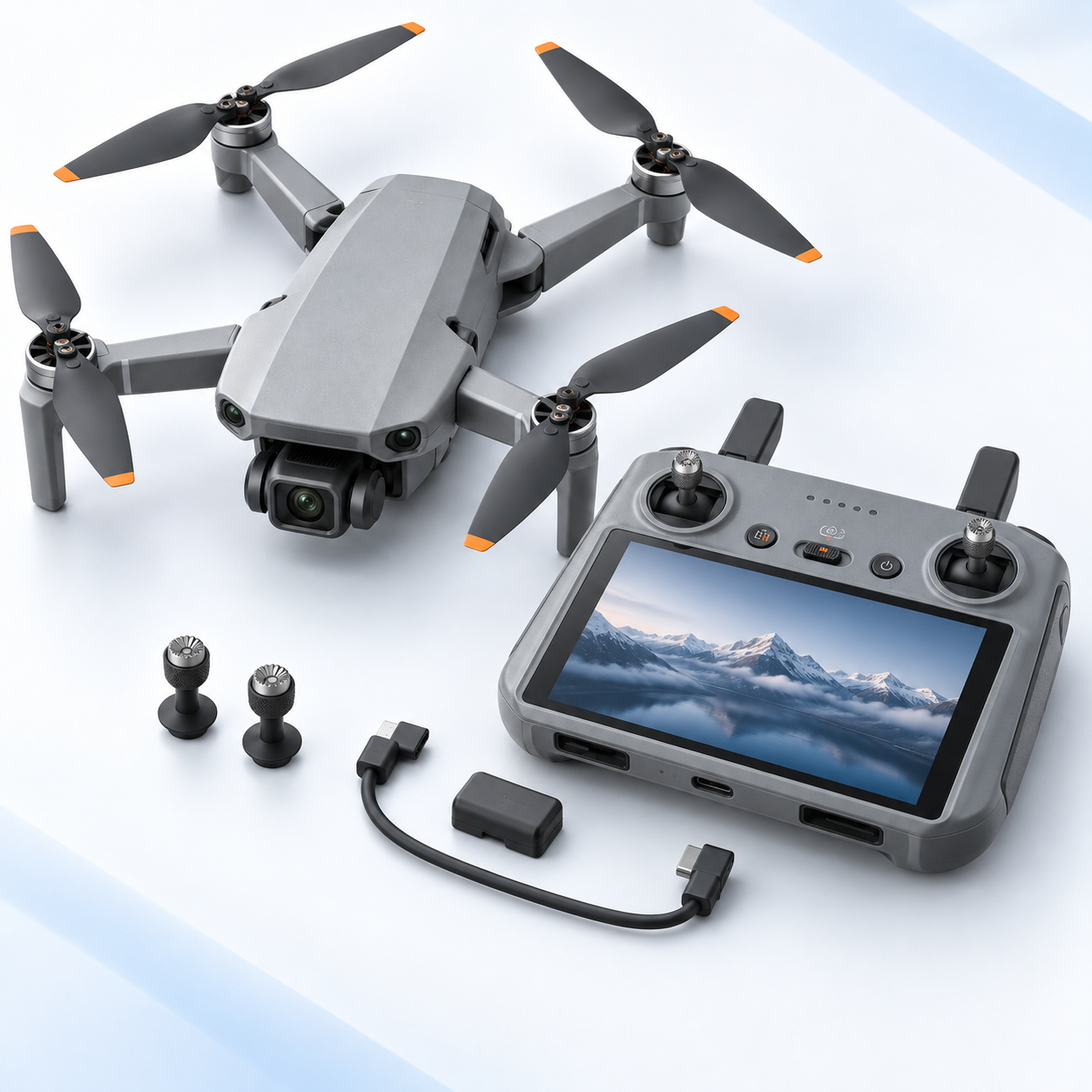 DJI Mavic drone with compatible remote controller
