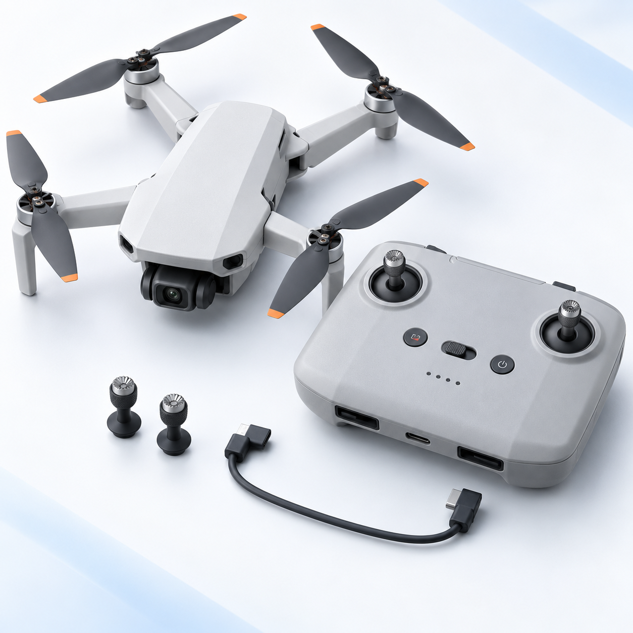 DJI Mini drone with compatible remote controller
