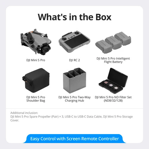 DJI Mini 5 Pro Fly More Combo (DJI RC 2) - Image 2